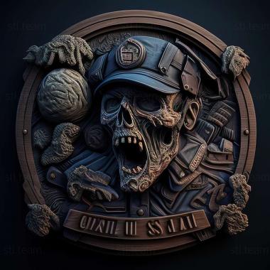3D model Call of Duty Zombies game (STL)